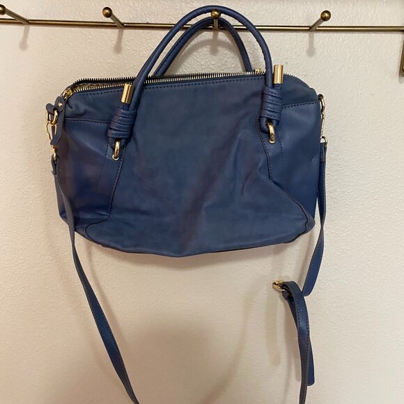 Purse Bundle NWT Draper James Straw Bag Tote and a Blue Nanette Lepore Crossbody - Picture 7 of 7